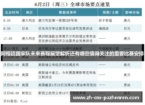 阿根廷国家队未来赛程展望解析还有哪些值得关注的重要比赛安排